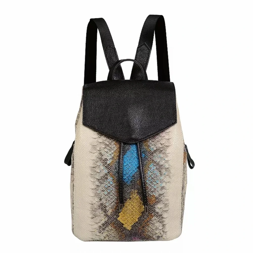 3/$13🌼MELLOW WORLD KARAI Snake Skin Embossed Backpack🌼 - Picture 2 of 15